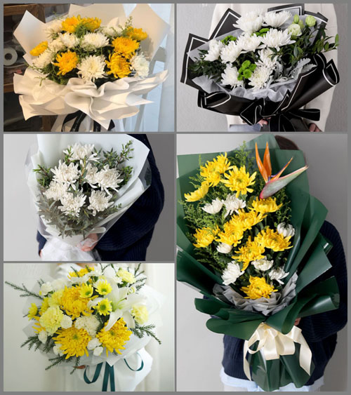 湖南永州祁阳县白水镇联盟村白事花束代送